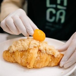 B&aacute;nh sừng b&ograve; lava trứng chảy BNSG 120g