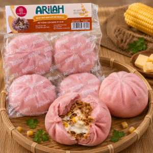 B&aacute;nh bao gạo lứt b&ograve; phomai ARILAH 100g (4 c&aacute;i/g&oacute;i)