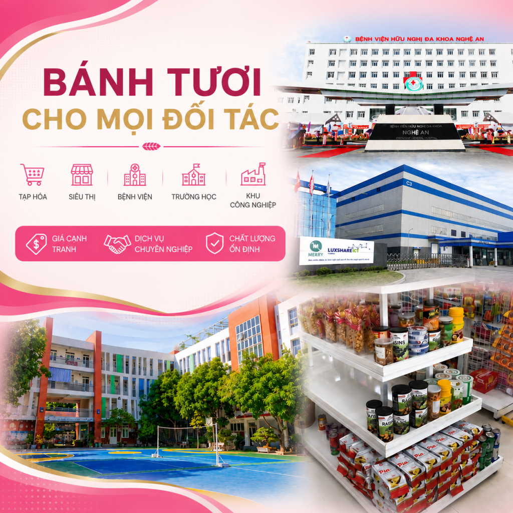 B&aacute;nh tươi cho mọi đối t&aacute;c - hợp t&aacute;c b&aacute;n sỉ