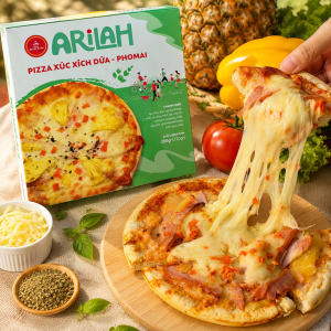 Bánh Pizza xúc xích dứa phô mai ARILAH 220g
