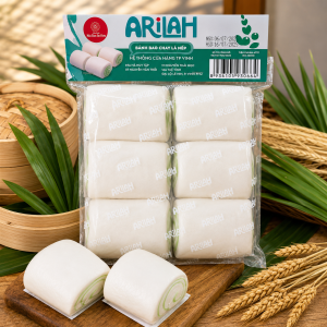 B&aacute;nh bao chay l&aacute; nếp ARILAH 60g (6 c&aacute;i/ G&oacute;i)