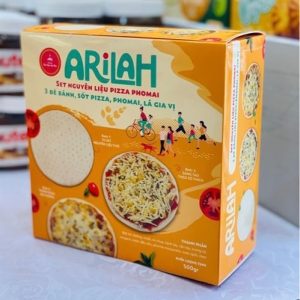 Set Pizza phomai đông lạnh 3 đế ARILAH 500g
