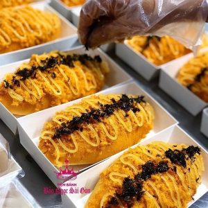 B&aacute;nh m&igrave; tươi ruốc g&agrave; rong biển BNSG 100g