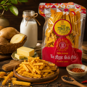 Snack khoai t&acirc;y mặn BNSG 105g
