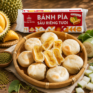 B&aacute;nh pia sầu ri&ecirc;ng tươi BNSG 240G